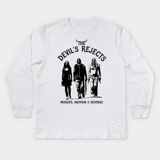 Murder, Mayhem & Revenge Kids Long Sleeve T-Shirt